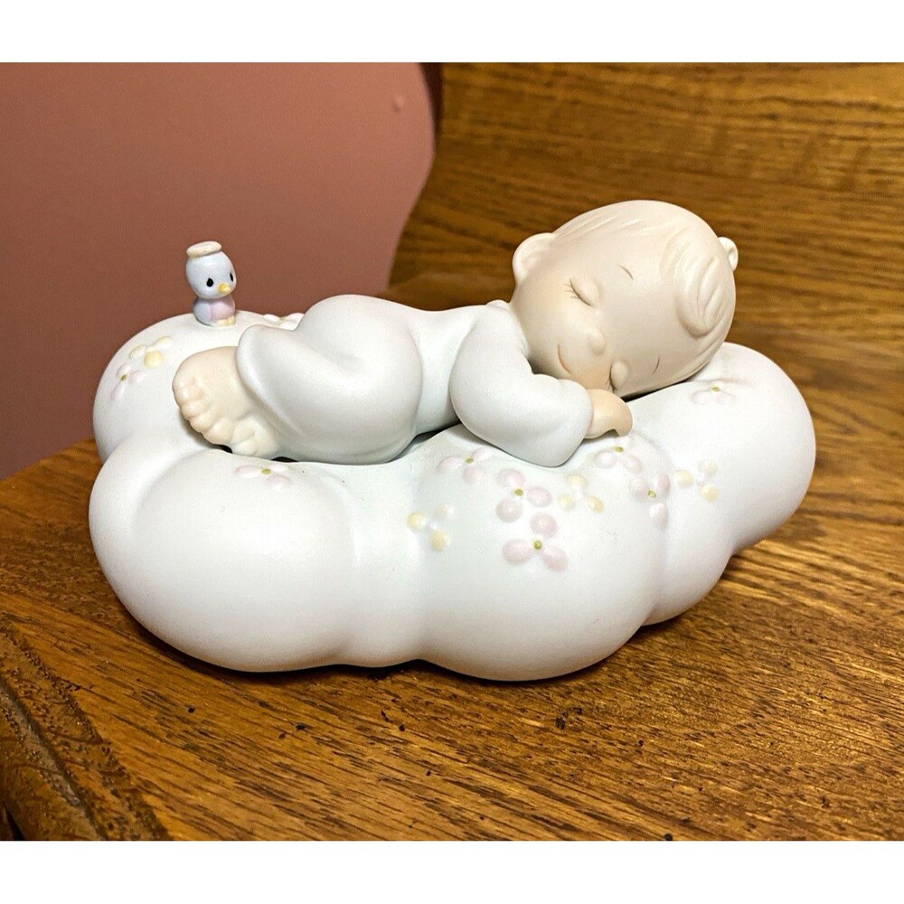 Precious Moments "Safe in the Arms of Jesus" Porcelain Jesus Figurine